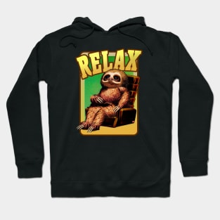 Sloth Says RELAX Hoodie